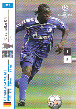 Gerald Asamoah Schalke 04 2007/08 Panini Champions League #228